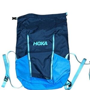 Hoka one Navy and Sky Blue Running Backpack